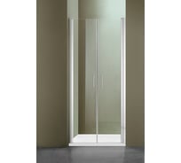 Душевое ограждение SANTREK AQUA Luna- 2DP-1000-C-Chrome 1000х1850 мм, прямое, стекло прозрачное 5 мм, профиль хром 308537