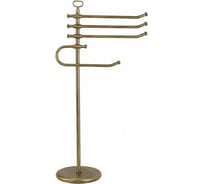 Стойка для полотенец Migliore MIRELLA низкая, h95 см., бронза 17196