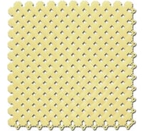 Коврик для ванны, бассейна, сауны, бани ПластФактор антискользящий, aqua, набор из 12 модулей, песочный 4630027115652