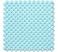 Коврик для ванны, бассейна, сауны, бани ПластФактор антискользящий, aqua, набор из 12 модулей, небесный 4630027115768