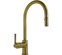 Смеситель для кухни Migliore ERMITAGE MINI с вытяжной лейкой, ручка сбоку, латунь, бронза 31525