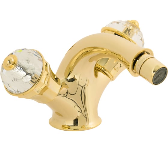 Смеситель для биде Migliore PRESTIGE CRYSTAL золото 28015 1