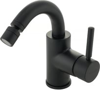 Смеситель для биде Migliore FORTIS излив изогнут, ручка сбоку, CLICK-CLACK, матовый черный 30459