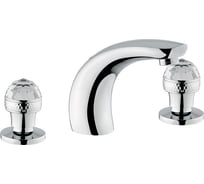 Смеситель для раковины Migliore AXO SWAROVSKI на 3 отв., излив H150 мм, хром 27112
