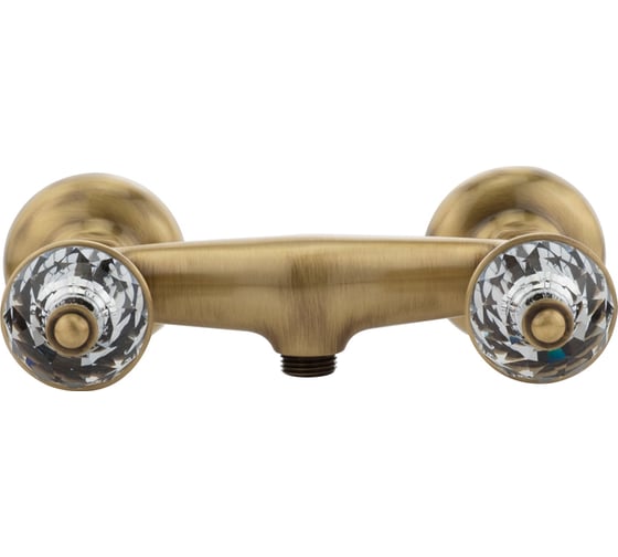 Смеситель для душа Migliore PRESTIGE CRYSTAL внешний, выход М1/2", бронза 28012