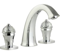 Смеситель для раковины Migliore KORONA на 3 отв., ручки CRYSTAL, хром 27311