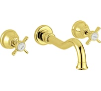 Смеситель для раковины Migliore PRINCETON скрытого монтажа настенный, золото 19378