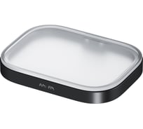 Стеклянная мыльница с настенным держателем AM.PM Func, черный A8F34222