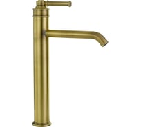 Смеситель для раковины Migliore ERMITAGE MINI высокий, ручка сверху латунь, донный клапан "click-clac, бронза 31420
