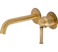 Смеситель для раковины Migliore ERMITAGE MINI скрытого монтажа, на 2 отв., ручка латунь, донный клапан "click-clac" бронза 31426