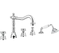 Смеситель на борт ванны Migliore REVIVAL на 5 отв., хром 19495