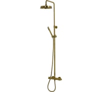 Душевой настенный гарнитур Migliore ERMITAGE MINI с верхним душем d 200 мм, шланг, ручной душ, бронза 31482