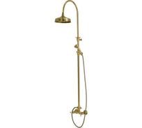Душевой настенный гарнитур Migliore LADY см-ль д/душа/колонна душевая/верхн.душ/шланг/ручной душ, бронза 31846