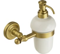 Дозатор жидкого мыла Migliore MIRELLA настенный, керамика/бронза 17165