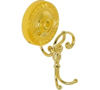 Крючок Migliore MONTECARLO двойной, с завитком, золото 31534