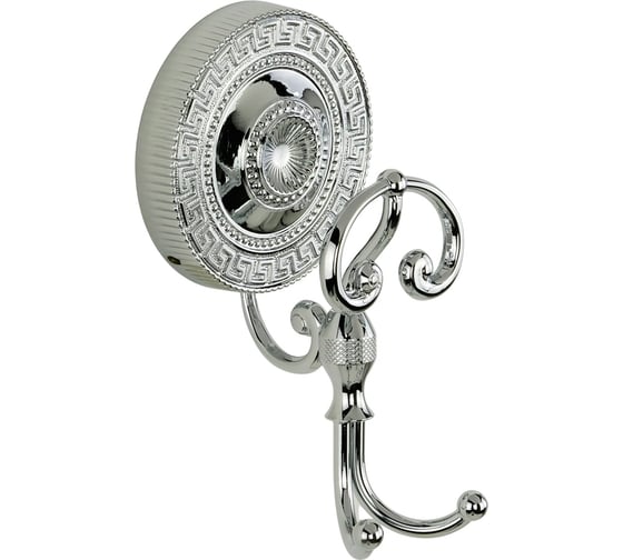 Крючок Migliore MONTECARLO двойной, с завитком, хром 31532 1