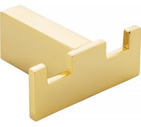 Крючок Migliore KVANT двойной, золото 30239