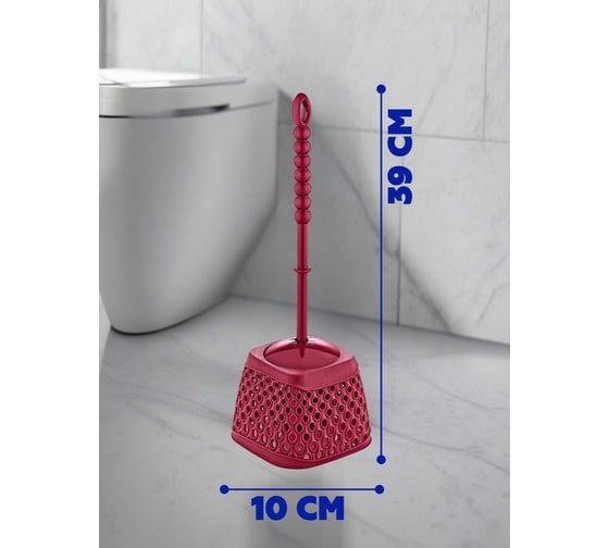Ершик для унитаза TURAN KATRE Red, арт. TRN-175-Red