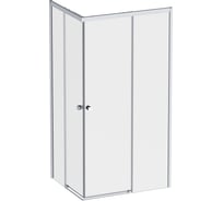 Душевое ограждение AM.PM X-Joy Square Slide 100x80, мат хром, прозрачное W94G-403-10080-MТ