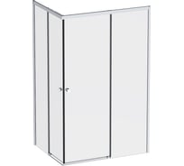 Душевое ограждение AM.PM X-Joy Square Slide 120x90, мат хром, прозрачное W94G-403-12090-MТ