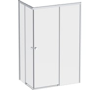 Душевое ограждение AM.PM X-Joy Square Slide 120x80, мат хром, прозрачное W94G-403-12080-MТ