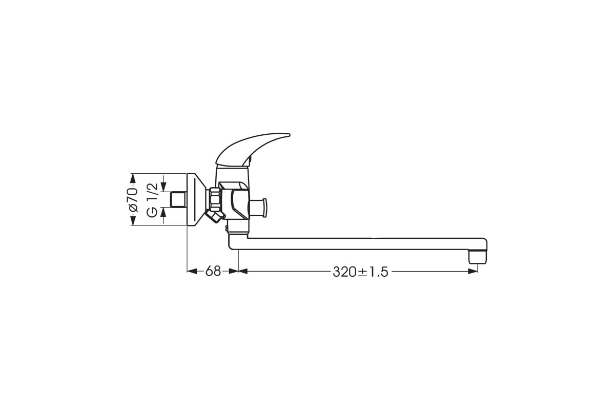 Смеситель для ванны VIDIMA Орион BA005AA - выгодная цена, отзывы ...
