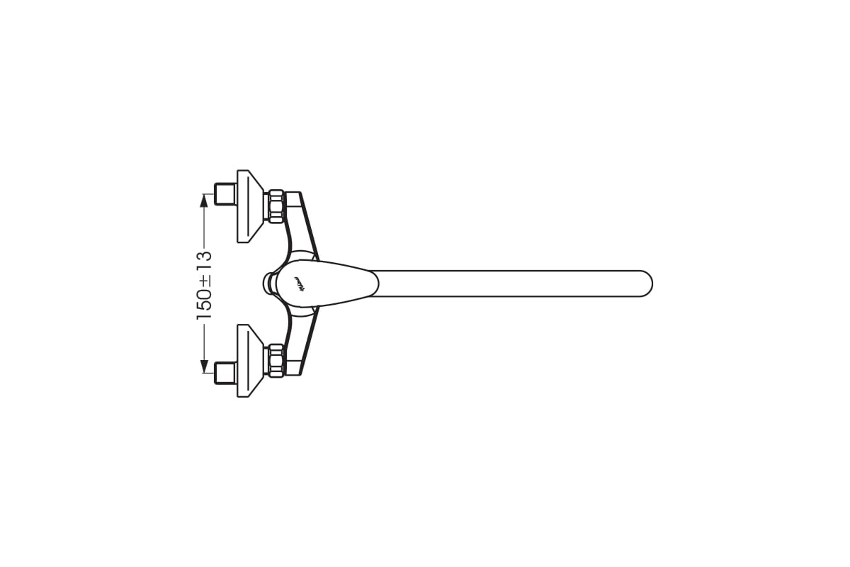 Смеситель для ванны VIDIMA Орион BA005AA - выгодная цена, отзывы ...