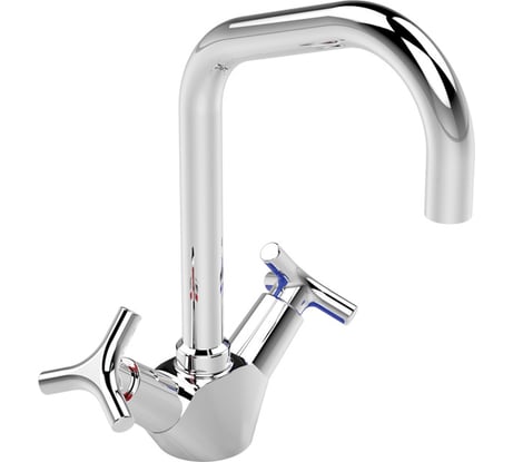 Смеситель для умывальника VIDIMA Тринити двуручковый BA259AA