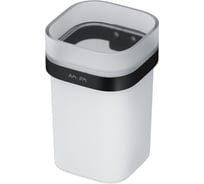 Стеклянный стакан с настенным держателем AM.PM Func черный A8F34322