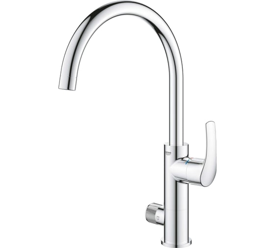 Смеситель для кухни Grohe Blue pure eurosmart с функцией фильтрации 31722000 64508001 40404001 хром 119708 00000078576