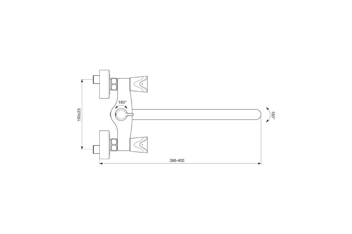 Смеситель для ванны/душа VIDIMA Видима Нео BA336AA - выгодная цена ...