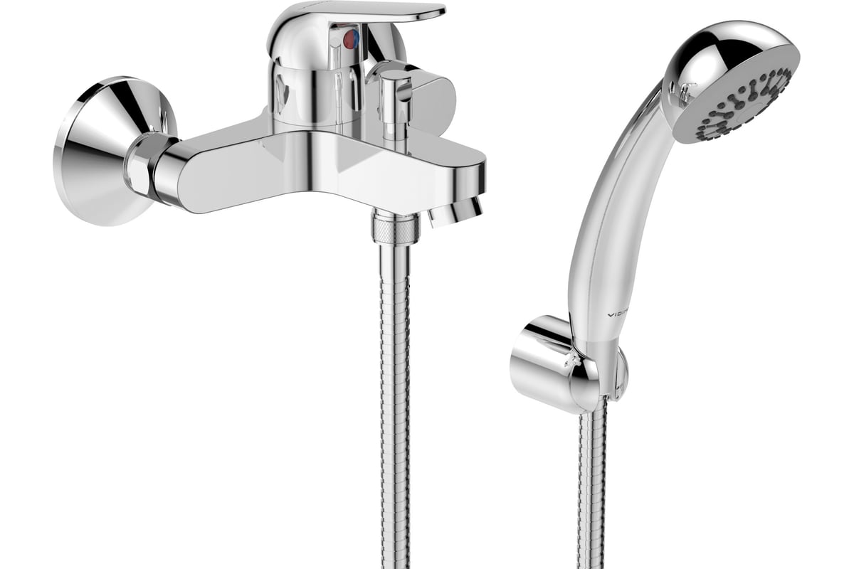 Настенный смеситель для ванны/душа VIDIMA Видима Файн BA388AA ...