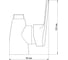 Корпус смесителя ARCO DA VELLA кухня 40 боковая ручка, материал цинк, с гайкой 08232 2