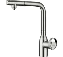 Смеситель для кухни Paulmark URBAN, брашированная сталь,  Ur213104-BS