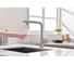 Смеситель для кухни Paulmark URBAN, брашированная сталь, Ur213104-BS 3