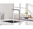Смеситель для кухни Paulmark URBAN, брашированная сталь, Ur213104-BS 10