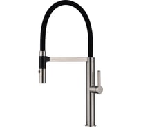 Смеситель для кухни Paulmark LEADER, брашированная сталь, Le214101-BS