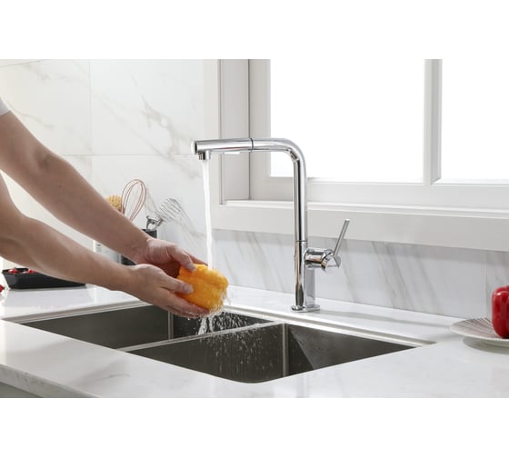 Смеситель для кухни Paulmark Neo, хром Ne214419-CR