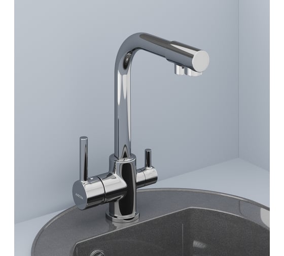 Смеситель для кухни Avrora Kitchen с подключением к фильтру питьевой воды AV9003