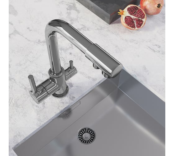 Смеситель для кухни Avrora Kitchen с подключением к фильтру питьевой воды AV9003