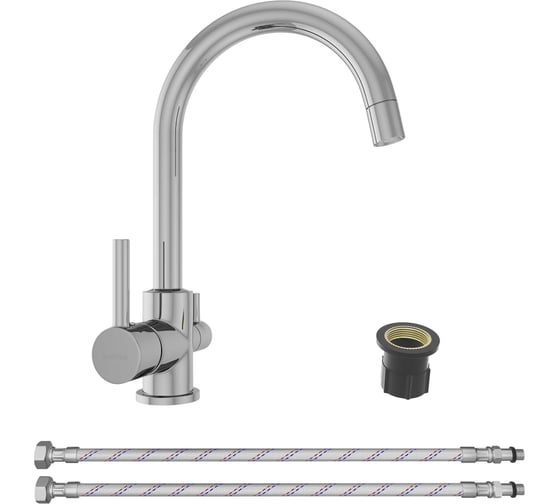 Смеситель для кухни Avrora Kitchen с подключением к фильтру питьевой воды AV9004