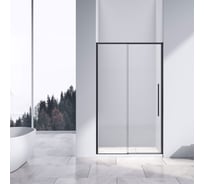 Душевая дверь VINCEA slim-n 1100, черный, стекло прозрачное VDS-4SN110CLB