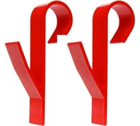 Крючок для ванной DM PLAST красный 2 шт K-6DM