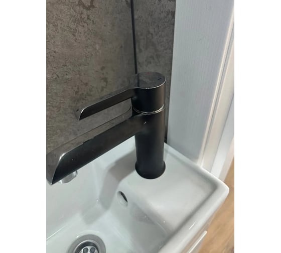 Смеситель для раковины Haiba с гигиеническим душем, черный/хром HB12805-7