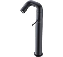 Смеситель для раковины Haiba с поворотным изливом высокий, черный HB11813-7