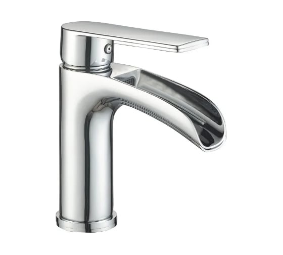 Смеситель для раковины Haiba с каскадным изливом, хром HB13505 1