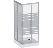Душевое ограждение AM.PM Tender Squre Slide 90, 90x90, профиль хром, стекло прозрачное W45G-403-090TM