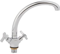 Смеситель для кухни ARCO DA VELLA маховик крест, металл, с гайкой А45(1)18 04952