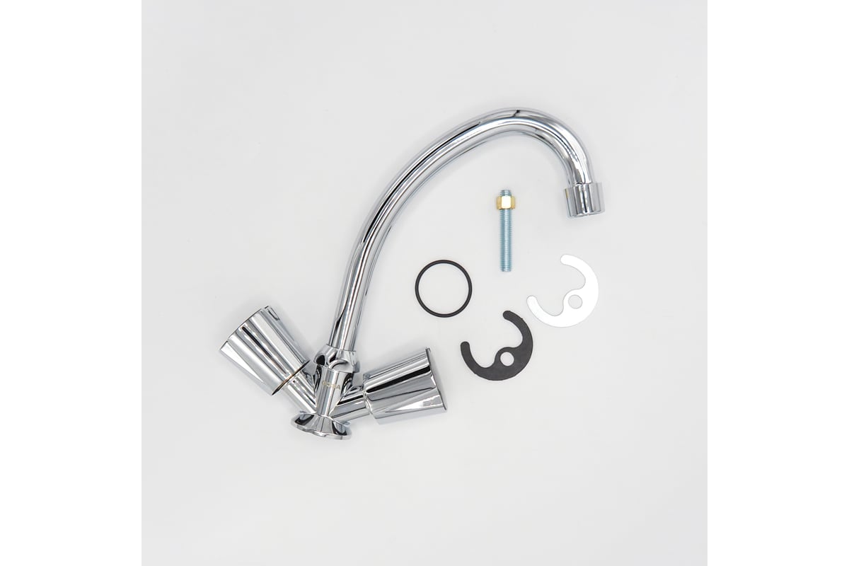 Смеситель для кухни ARCO DA VELLA маховик металл А4544 14855 - выгодная ...