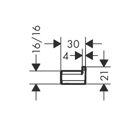 Крючок Hansgrohe Addstoris 41742140 00000092126
